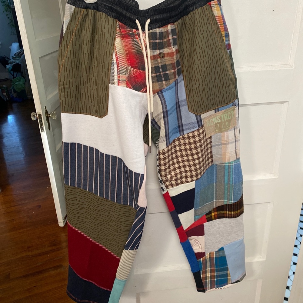 RCNSTRCT STUDIO - Handmade vintage upcycled pants - brand new never worn